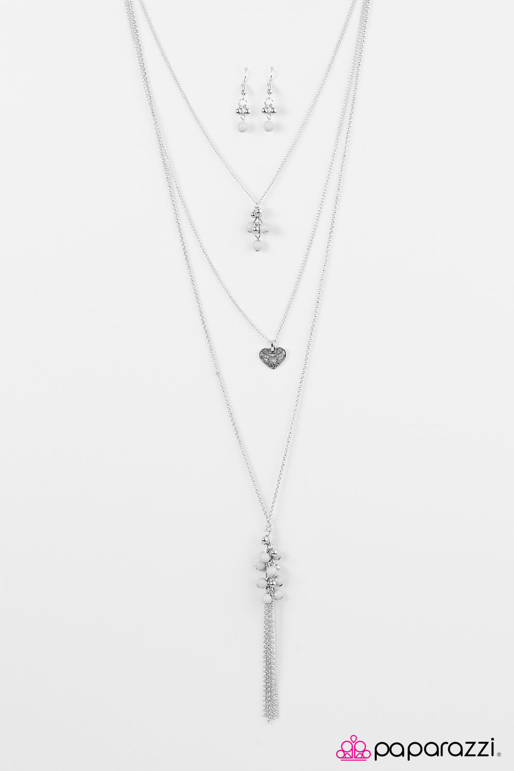 Paparazzi ♥ Whats Not To Love? - Silver ♥  Necklace