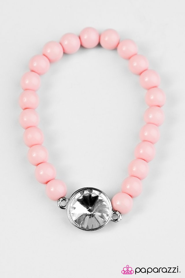 Paparazzi ♥ Hey, Shimmer Shimmer - Pink ♥ Bracelet