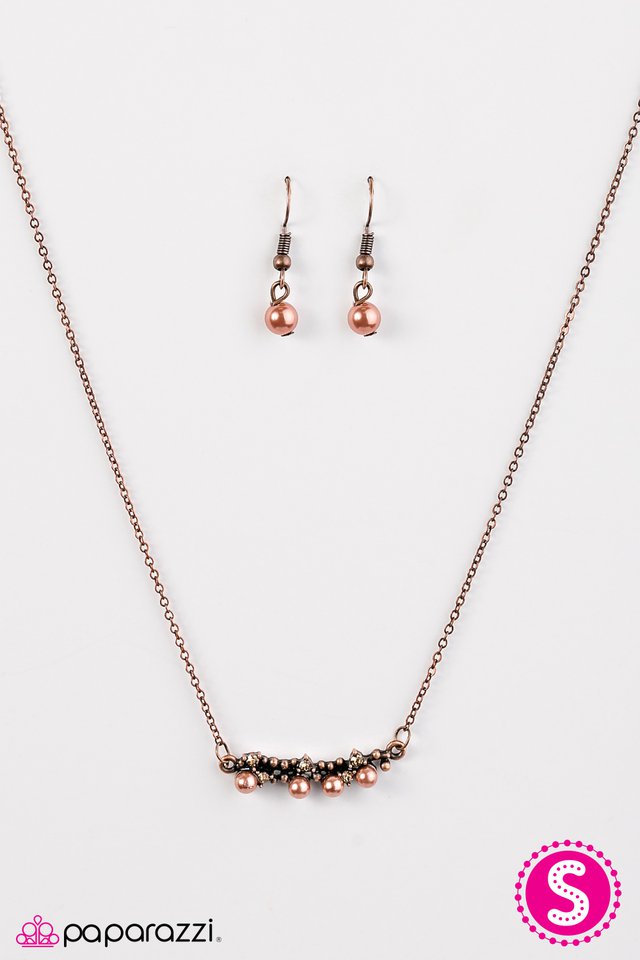 Paparazzi ♥ The Seven Year RICH - Copper ♥ Necklace