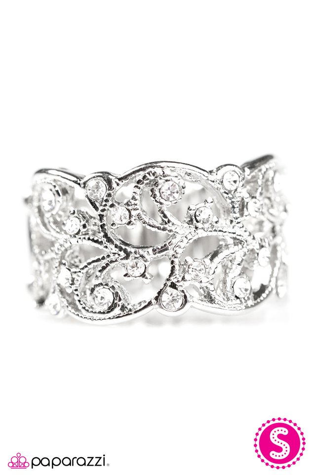 Paparazzi ♥ A Princess Story - White ♥ Ring