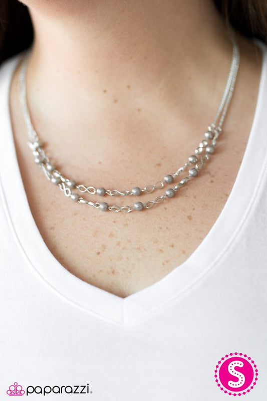 Paparazzi ♥ Fairytale Forevers - Silver ♥ Necklace-product_sku