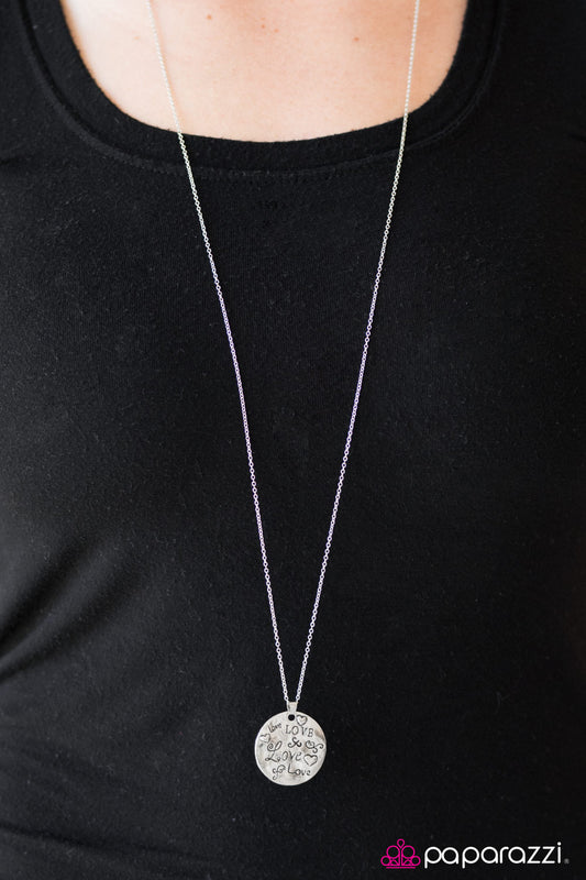Paparazzi ♥ Love The One You Got - Silver ♥  Necklace-product_sku