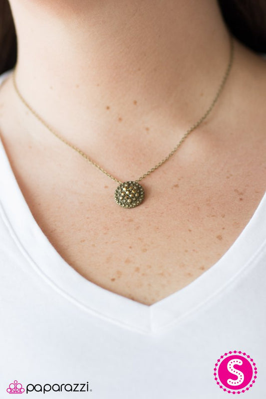 Paparazzi ♥ Night Stars - Brass ♥ Necklace-product_sku