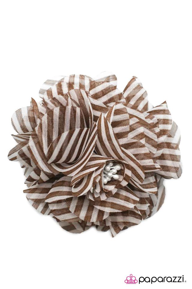 Paparazzi ♥ Cinnamon and Sugar - Brown ♥ Hair Clip