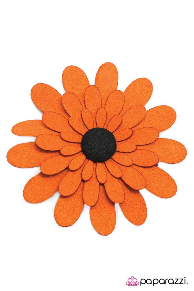 Paparazzi ♥ Pumpkin Spice - Orange ♥ Hair Clip