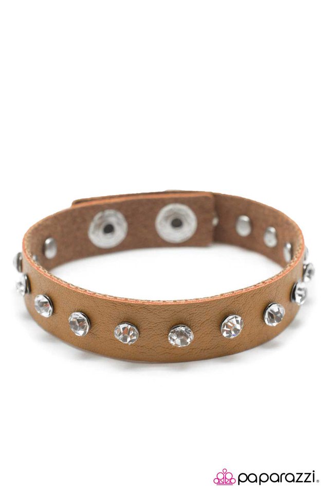 Paparazzi ♥ Straight and Narrow - Brown ♥ Bracelet