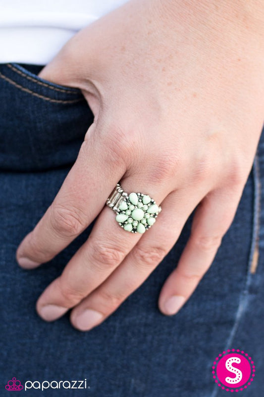 Paparazzi ♥ Summer Haze - Green ♥ Ring-product_sku