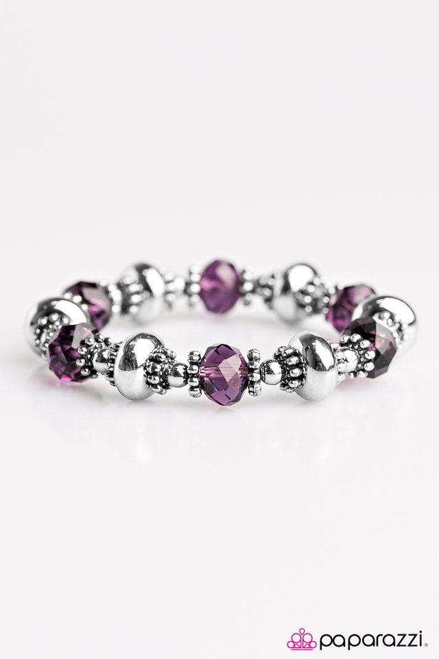 Paparazzi ♥ GLEAM Girl - Purple ♥ Bracelet