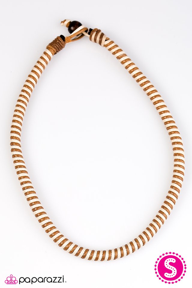 Paparazzi ♥ Let The Sea Set You Free - Brown ♥ Necklace