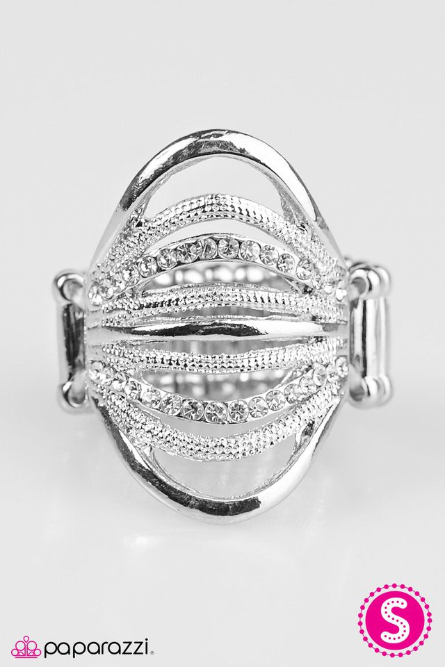Paparazzi ♥ What A Prize - White ♥ Ring
