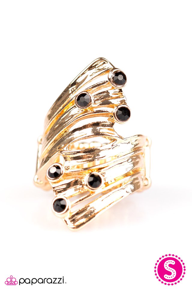 Paparazzi ♥ Twinkly Tides - Gold ♥ Ring