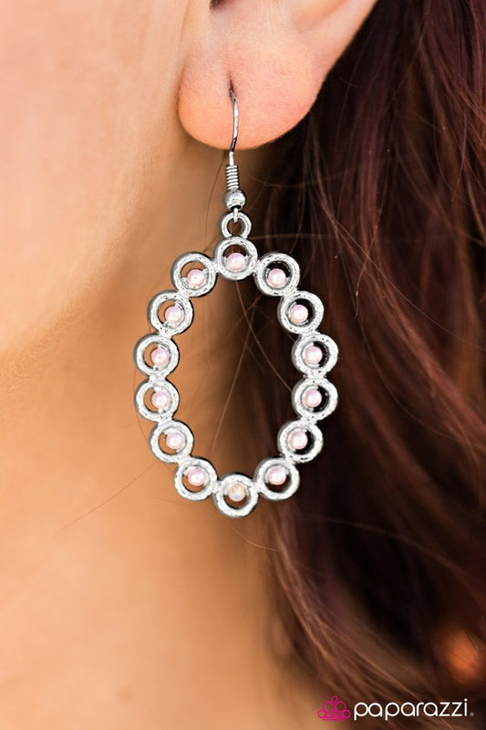 Paparazzi ♥ SEA You In My Dreams - Pink ♥ Earrings-product_sku