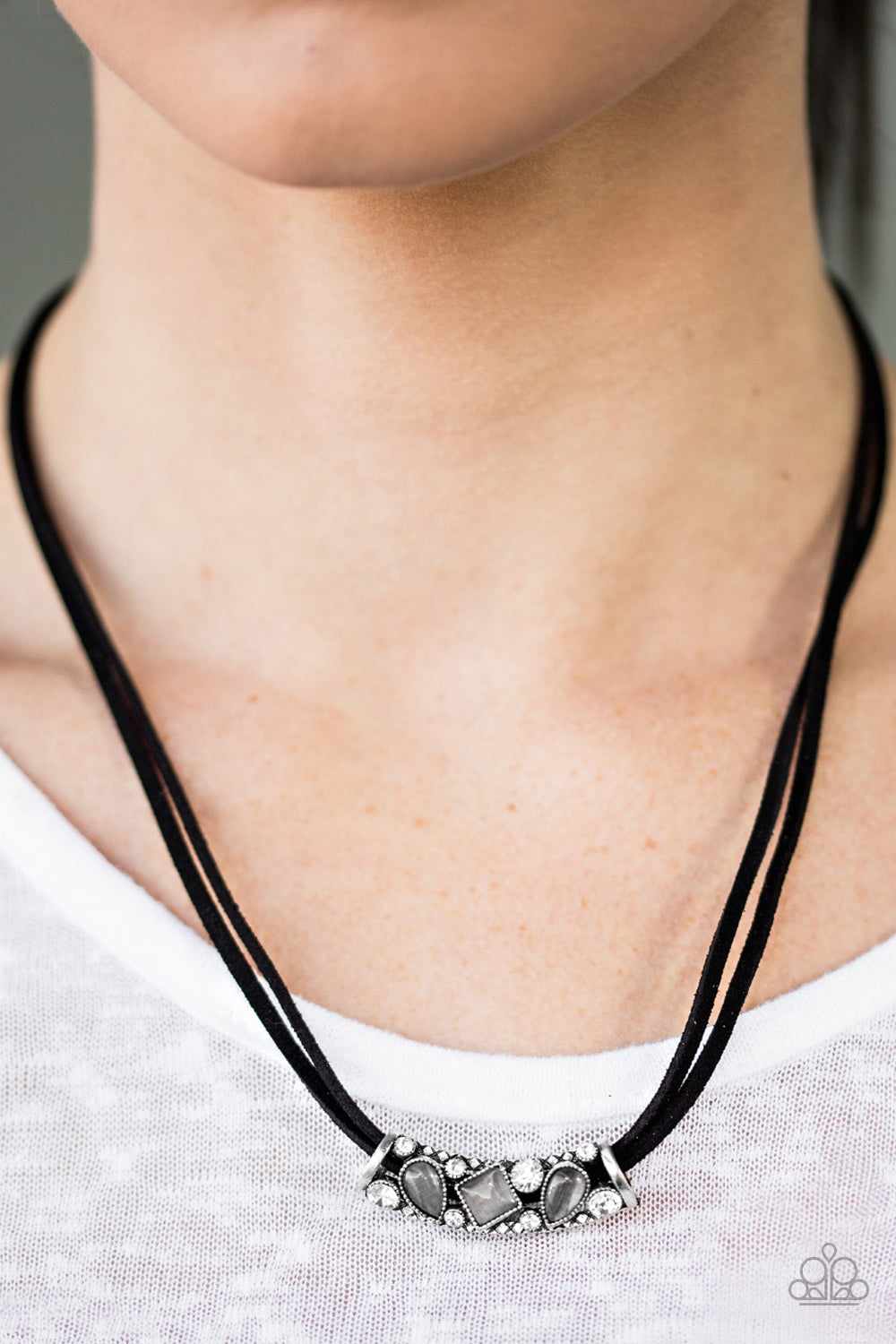 Paparazzi ♥ Galaxy Glam - Black ♥  Necklace