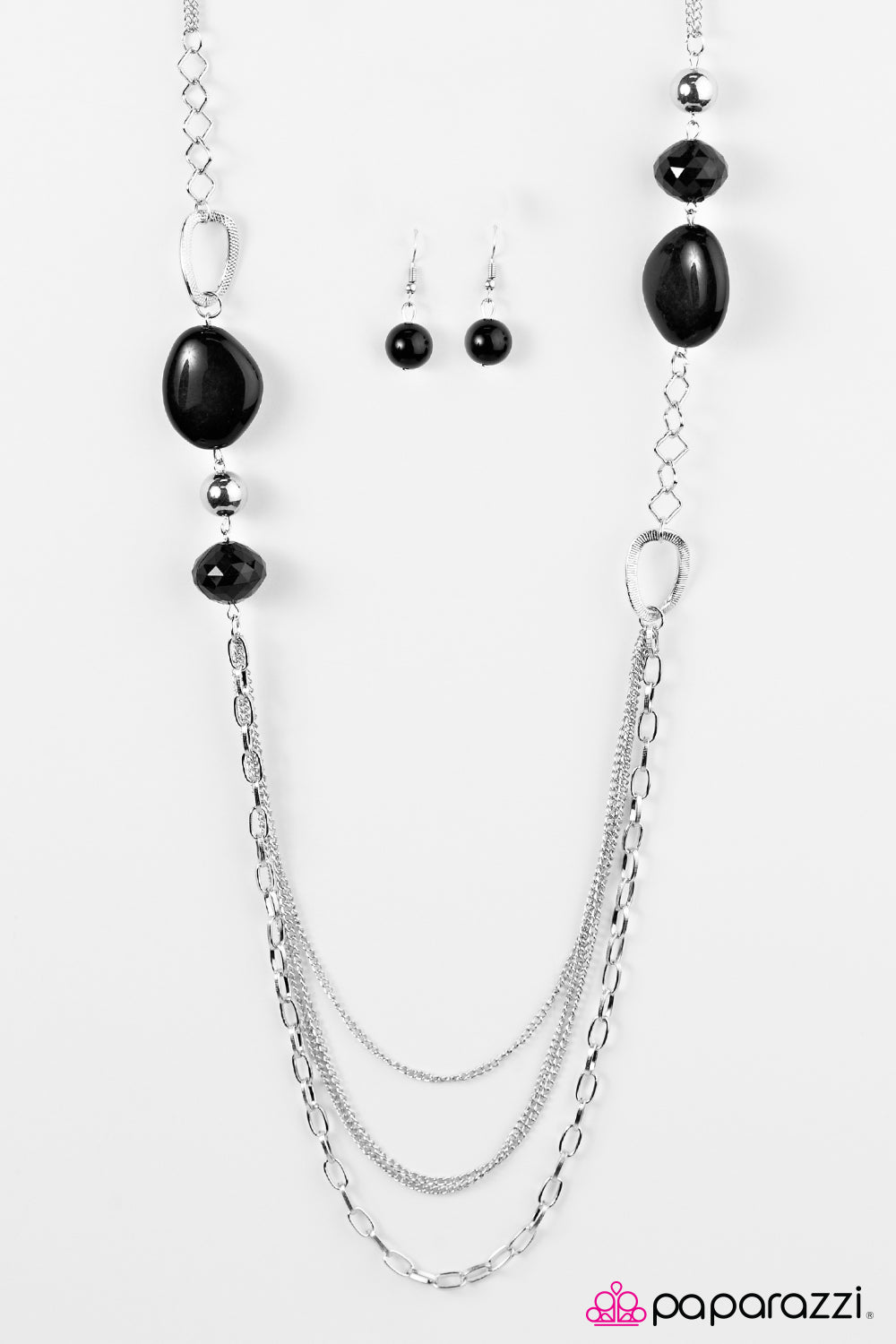 Paparazzi ♥ Caribbean Rainbow - Black ♥  Necklace