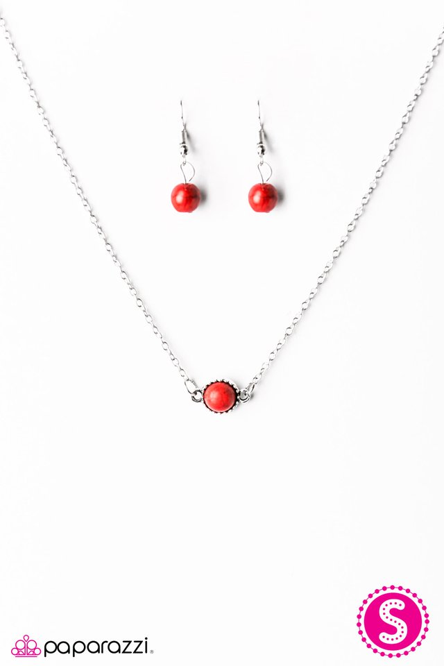 Paparazzi ♥ Natures Song - Red ♥ Necklace