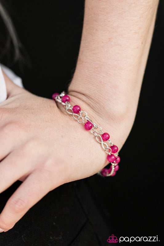 Paparazzi ♥ Timeless Wonders - Pink ♥ Bracelet-product_sku