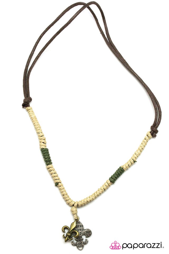 Paparazzi ♥ Struck a CORD - Brown ♥ Necklace