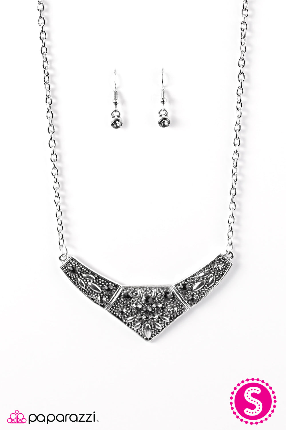 Paparazzi ♥ Born To Shimmer - Silver ♥  Necklace-product_sku