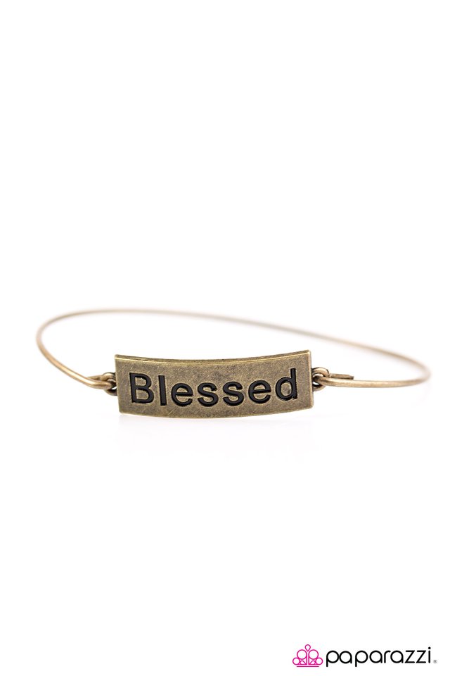 Paparazzi ♥ Blessed - Brass ♥ Bracelet