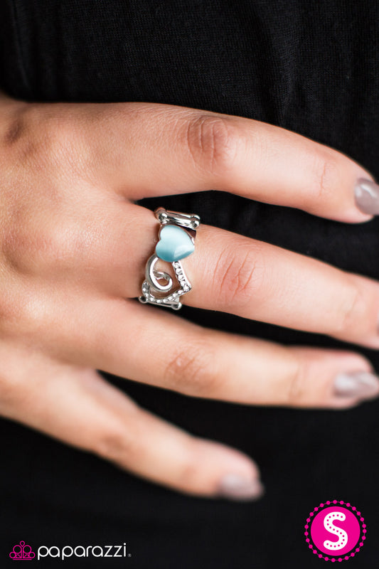 Paparazzi ♥ Light Up My Heart - Blue ♥  Ring-product_sku
