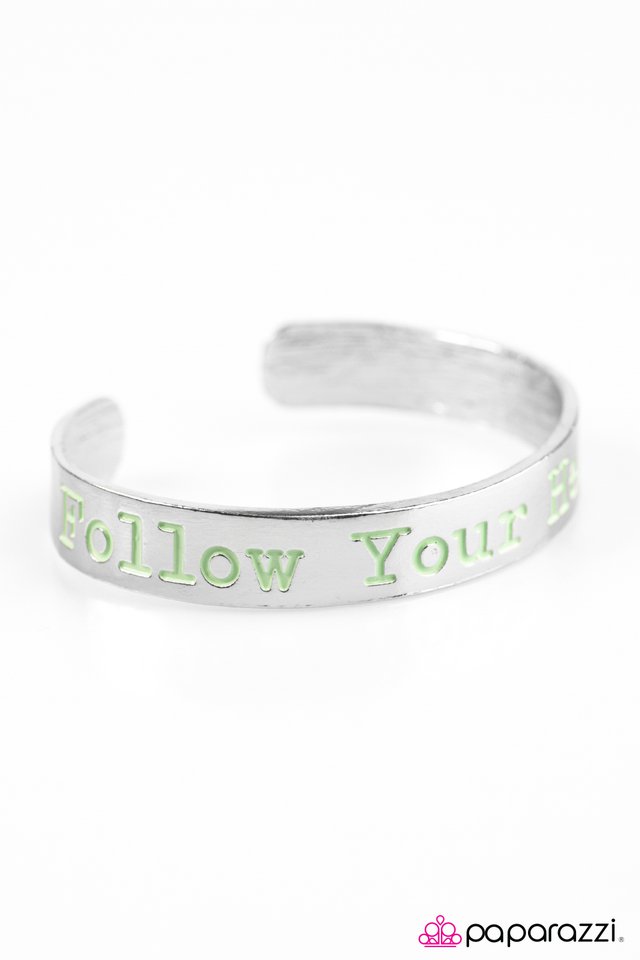 Paparazzi ♥ Wherever Your Heart Takes You - Green ♥ Bracelet-product_sku