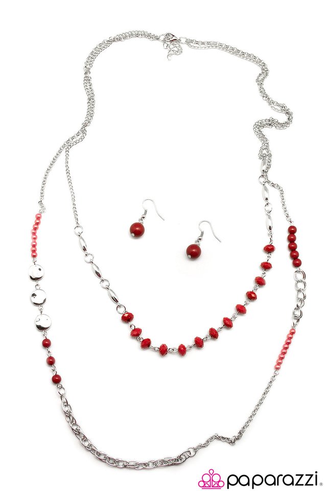 Paparazzi ♥ The Heat is On - Red ♥ Necklace