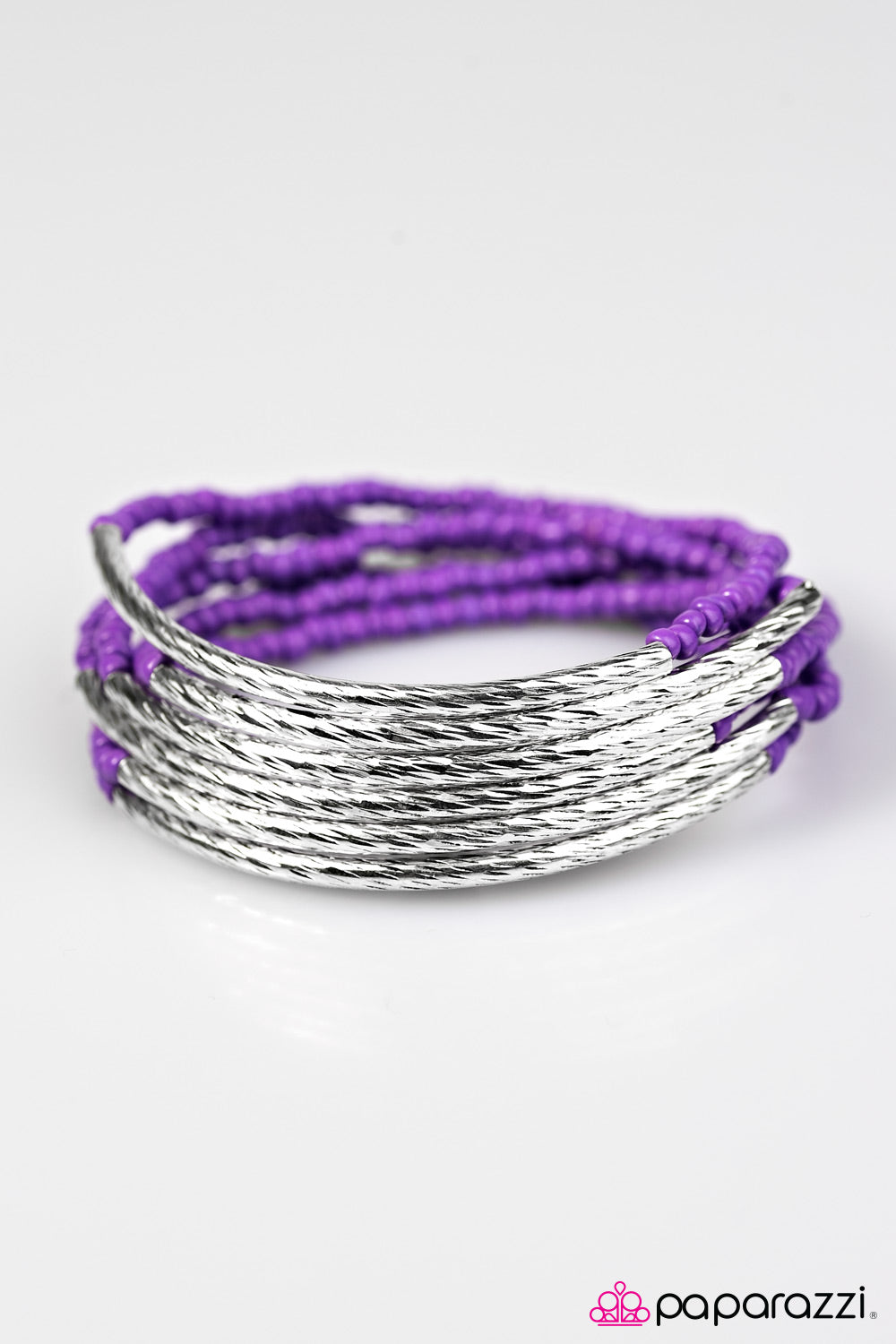 Paparazzi ♥ Shimmer Over Here - Purple ♥  Bracelet