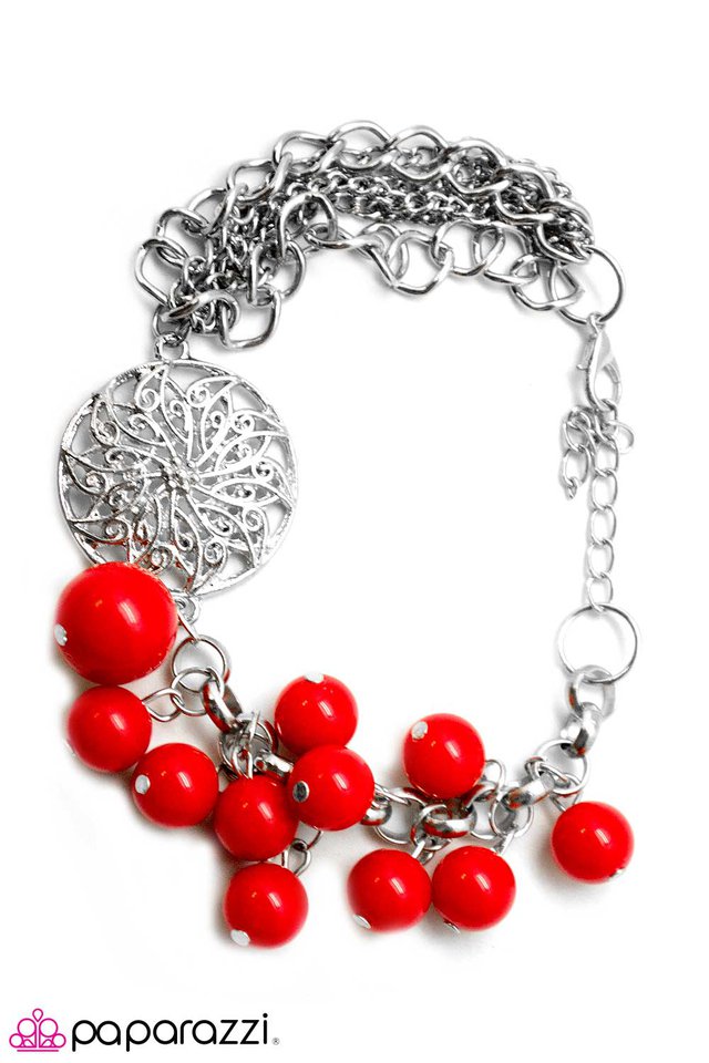 Paparazzi ♥ Hot Headed - Red ♥ Bracelet