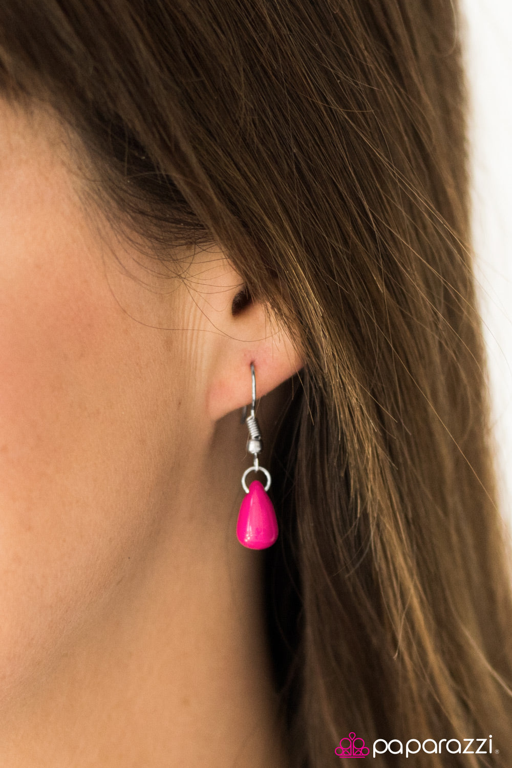 Paparazzi ♥ Fire and Rain - Pink ♥  Necklace