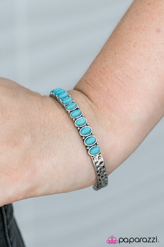 Paparazzi ♥ Mojave Rainbow - Blue ♥  Bracelet-product_sku