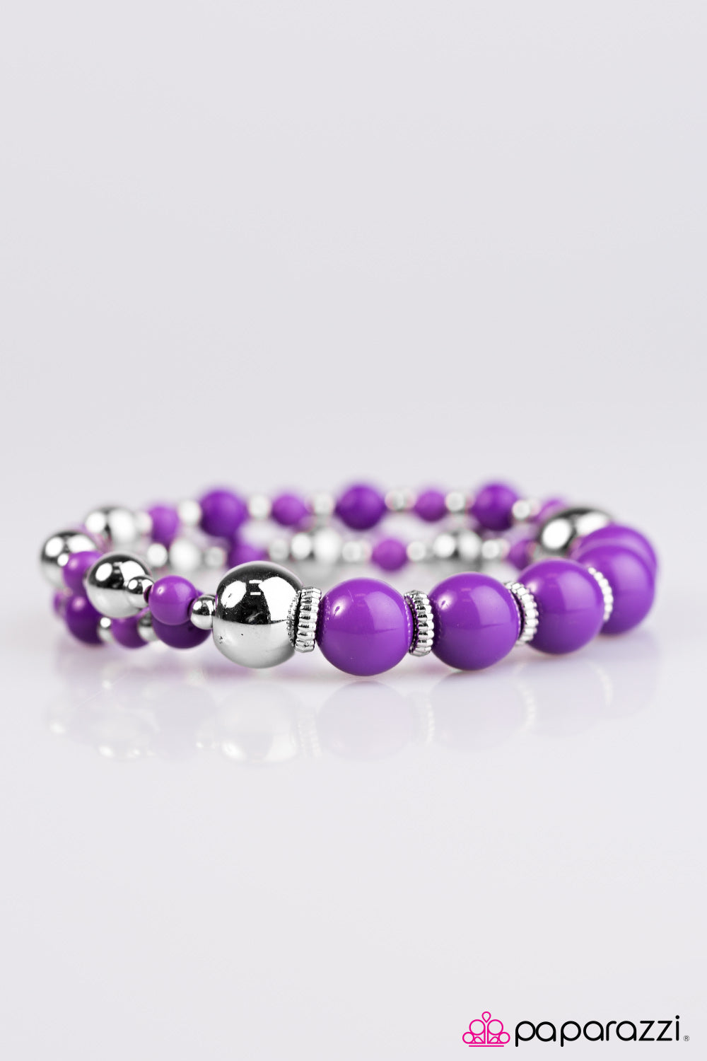 Paparazzi ♥ I Could Have Danced All Night - Purple ♥  Bracelet