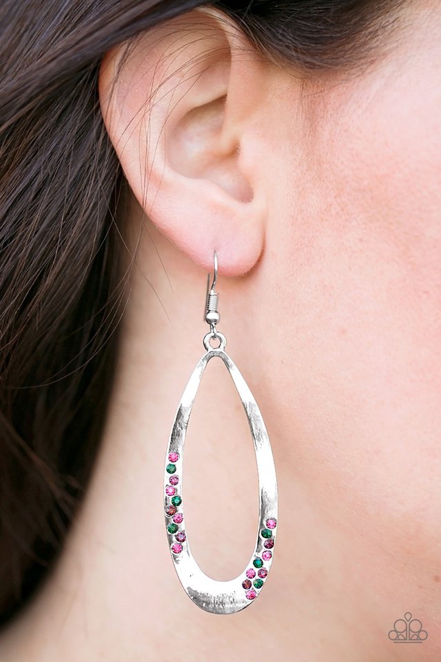 Paparazzi ♥ Sparkling Since Birth - Multi ♥ Earrings