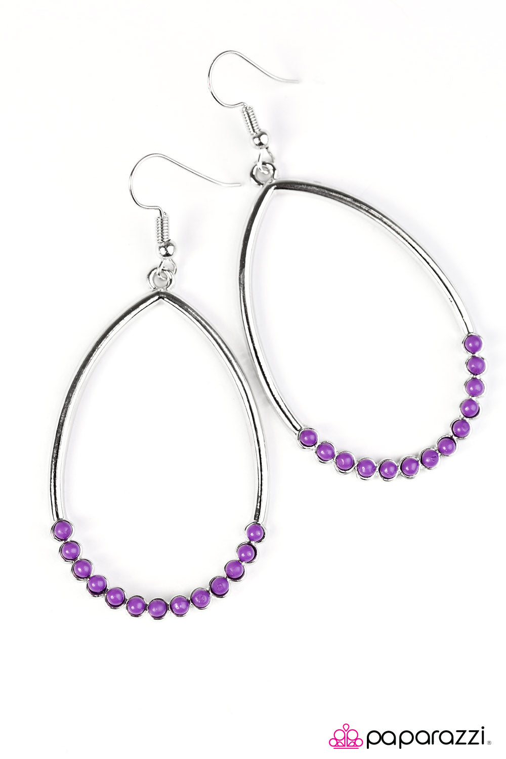 Paparazzi ♥ Its Raining, Its Pouring - Purple ♥  Earrings