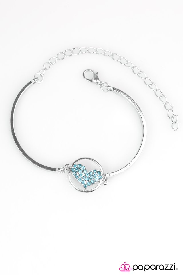 Paparazzi ♥ HEART Knock Life - Blue ♥ Bracelet-product_sku