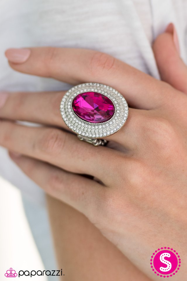 Paparazzi ♥ Empire Built - Pink ♥ Ring-product_sku