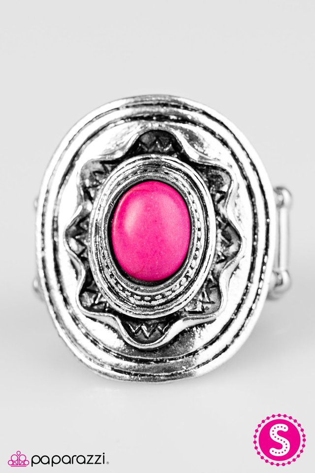 Paparazzi ♥ A Tribal Affair - Pink ♥ Ring