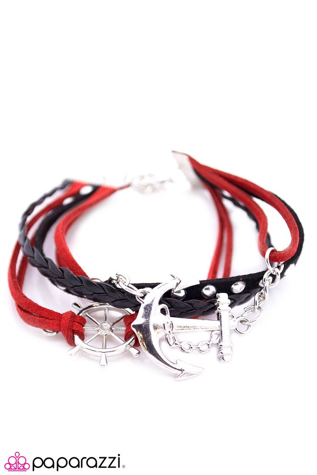 Paparazzi ♥ Anchors Away - Red ♥ Bracelet