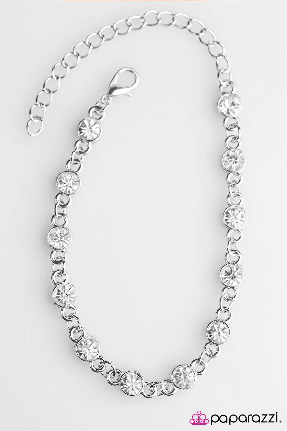 Paparazzi ♥ Hold On To Your SPARKLE! - White ♥  Bracelet