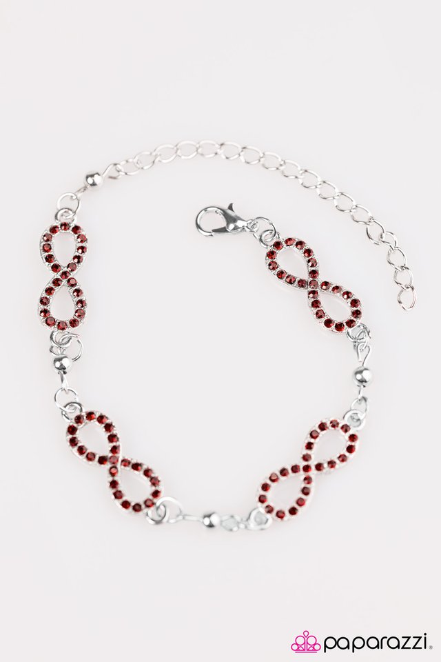 Paparazzi ♥ Time and Time Again - Red ♥ Bracelet
