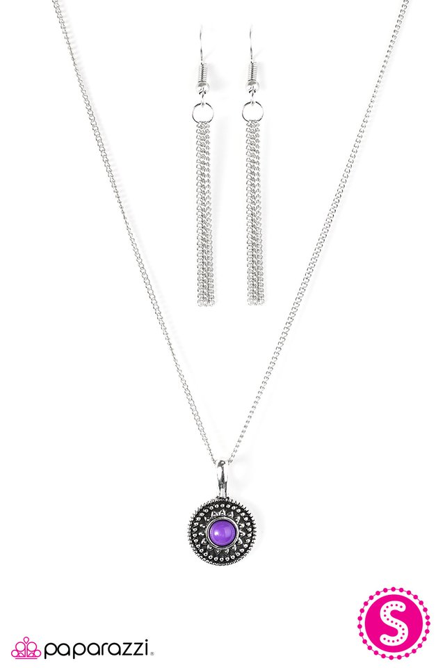 Paparazzi ♥ Always Sunny - Purple ♥ Necklace