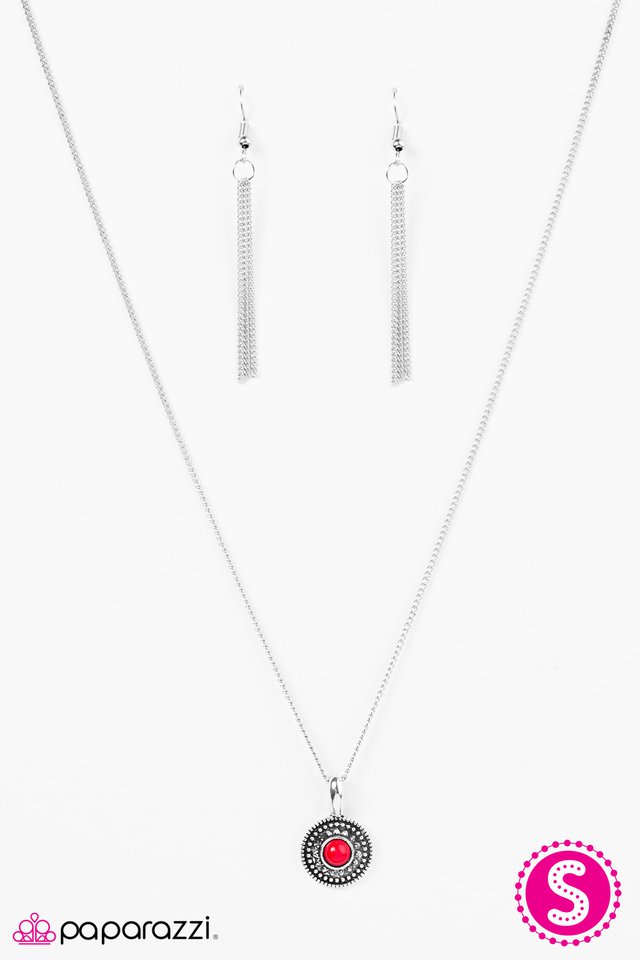 Paparazzi ♥ Always Sunny - Red ♥ Necklace