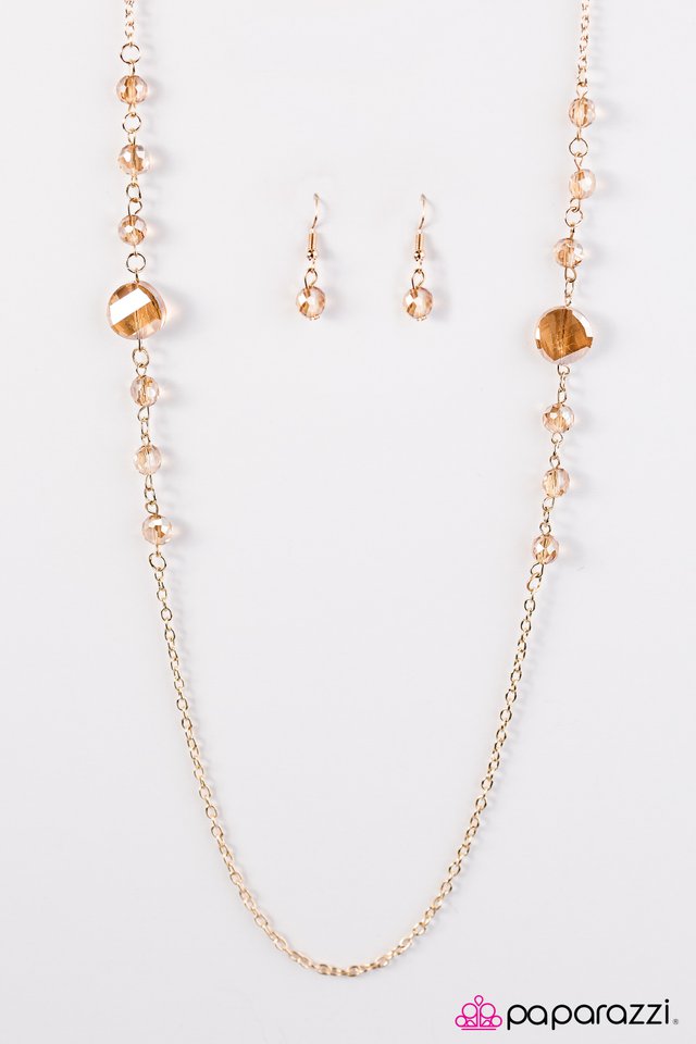 Paparazzi ♥ More Mimosas - Gold ♥ Necklace