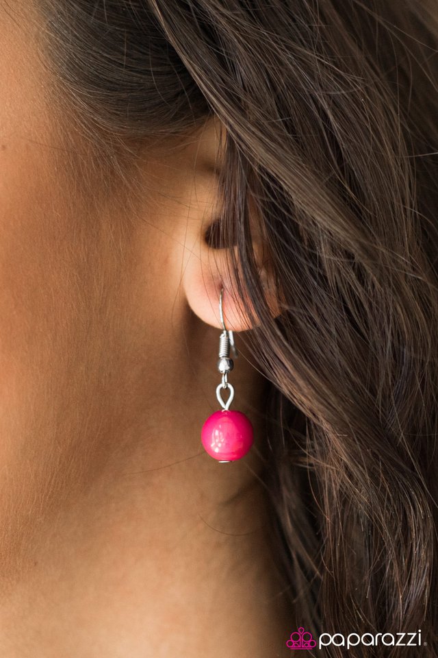 Paparazzi ♥ Every Summer Has A Story - Pink ♥ Necklace