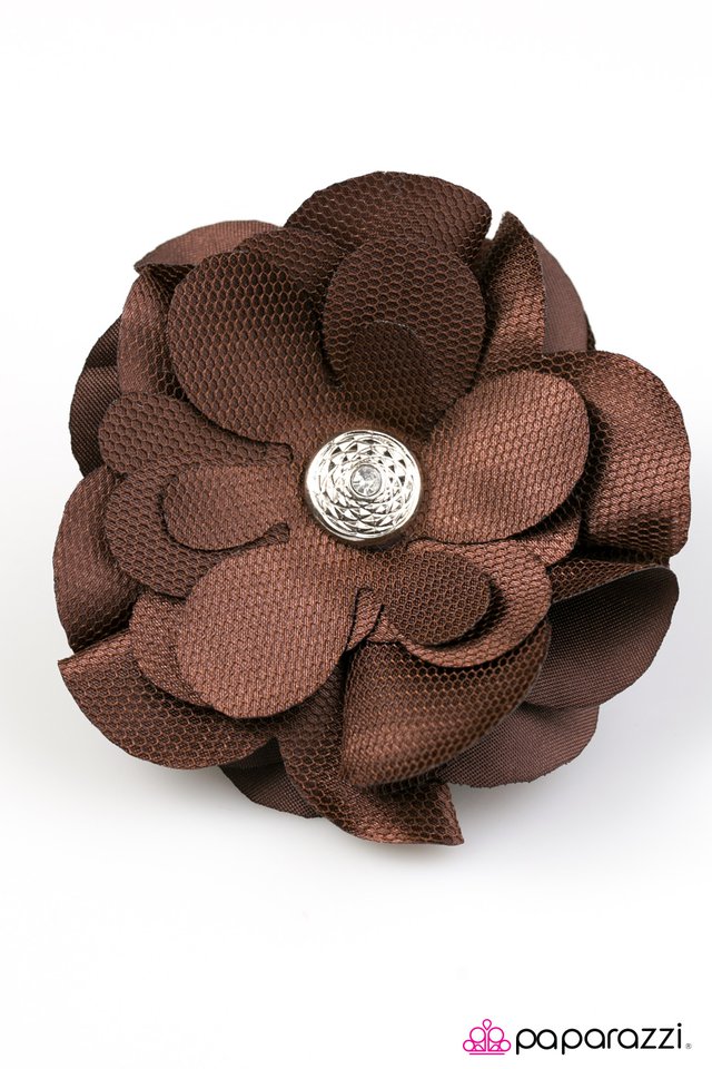 Paparazzi ♥ A Perfect Blend - Brown ♥ Hair Clip