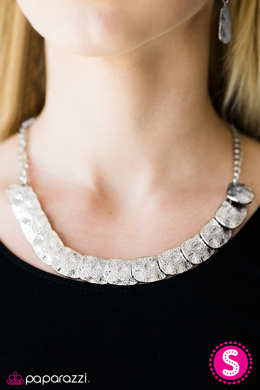 Paparazzi ♥ GLAM Cave - Silver ♥  Necklace-product_sku