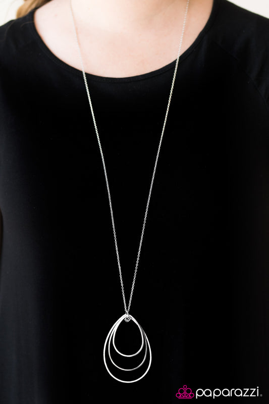 Paparazzi ♥ Summer Storm - Silver ♥  Necklace-product_sku