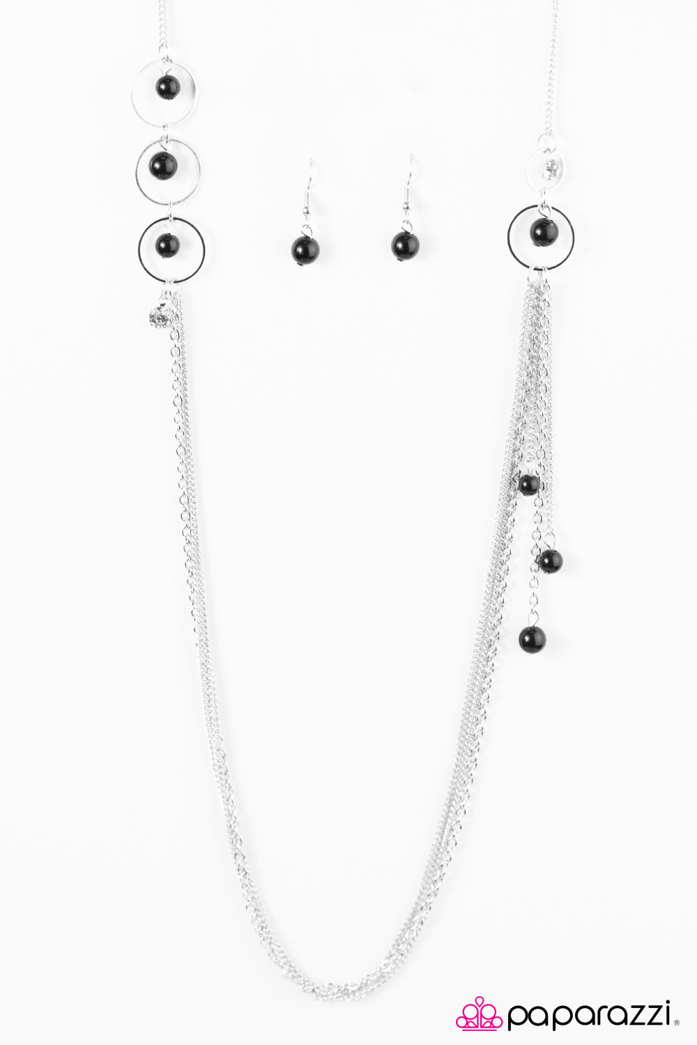 Paparazzi ♥ Fancy Fanciful - Black ♥  Necklace