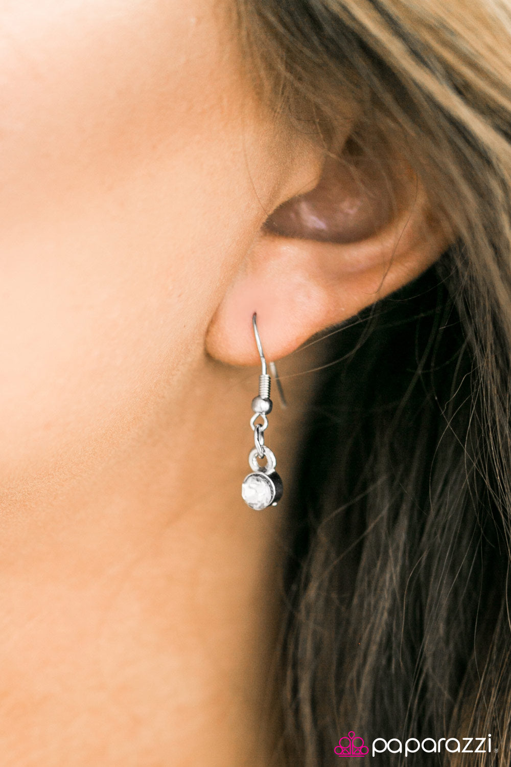 Paparazzi ♥ All The Glitter In The World - White ♥  Necklace