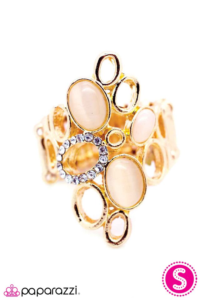 Paparazzi ♥ A Bit of Bubbly - Gold ♥ Ring