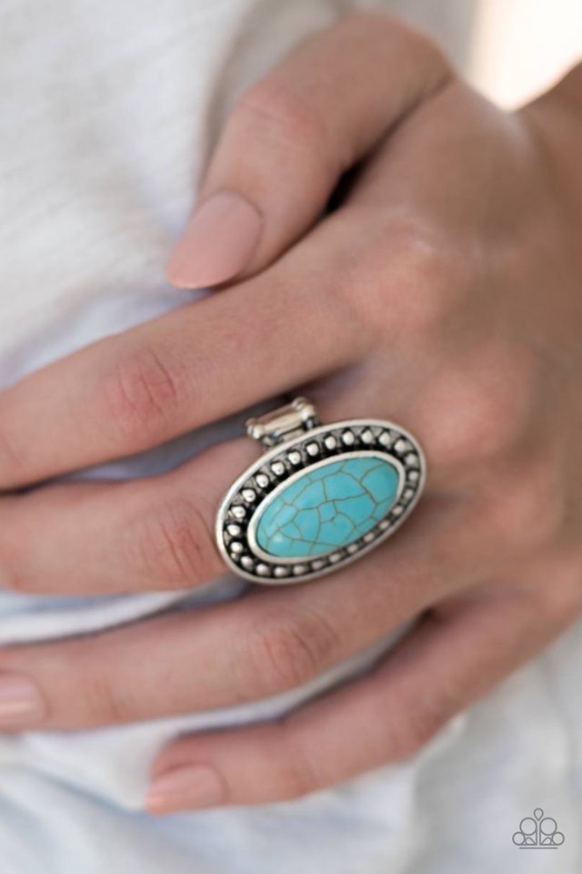 Paparazzi ♥ Break Ground - Blue ♥ Ring